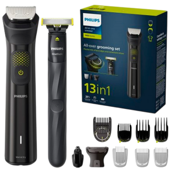 Trimmer facial Philips MG9530/15 Gray  photo 1