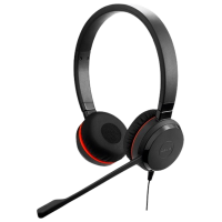 Căști Jabra EVOLVE 20 SE Black Cu fir / Personal / On the ear