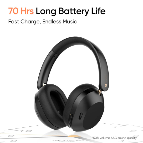 Căști Realme Techlife Studio H1 Black Fără fir / Personal / On the ear photo 6