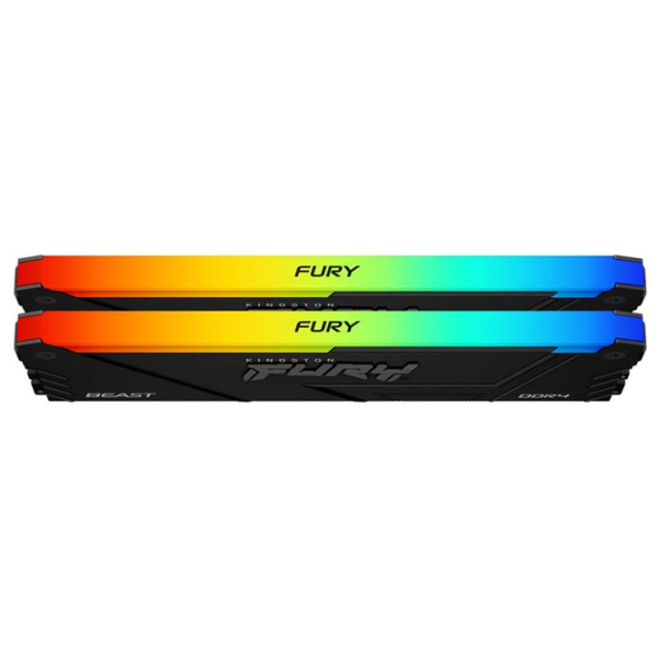 Оперативная память 16 ГБ Kingston FURY Beast RGB KF437C19BB2AK2/16 DIMM, DDR4, 3733 МГц photo 2
