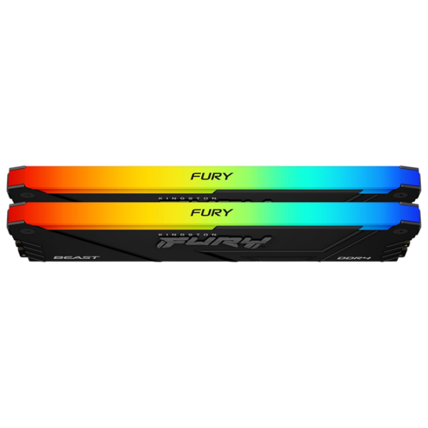 Оперативная память 16 ГБ Kingston FURY Beast RGB KF432C16BB2AK2/16 DIMM, DDR4, 3200 МГц photo 3