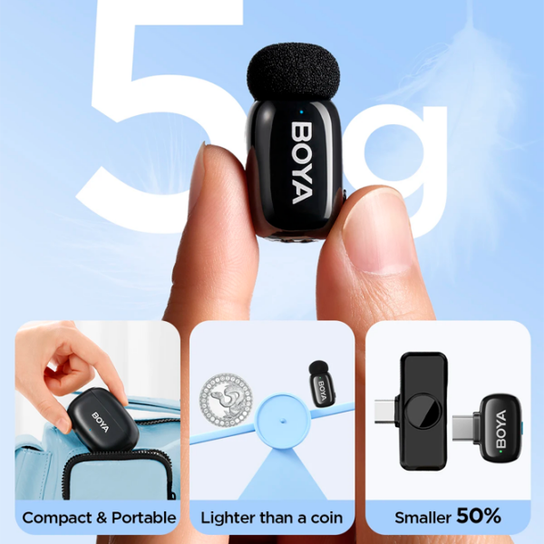 Microfon Boya Mini 2-02 Black  photo 3