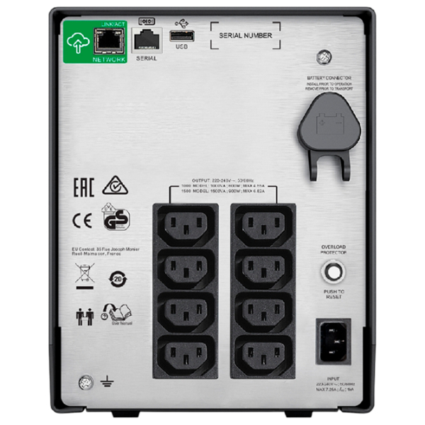 UPS APC Smart-UPS C SMC1500IC (900 / 1500VA) Black  photo 3