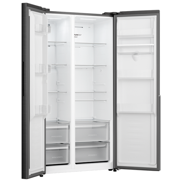 Frigider Gorenje NRS917E41BXWD Graphite 344l / No Frost, 197l / No Frost, E photo 2