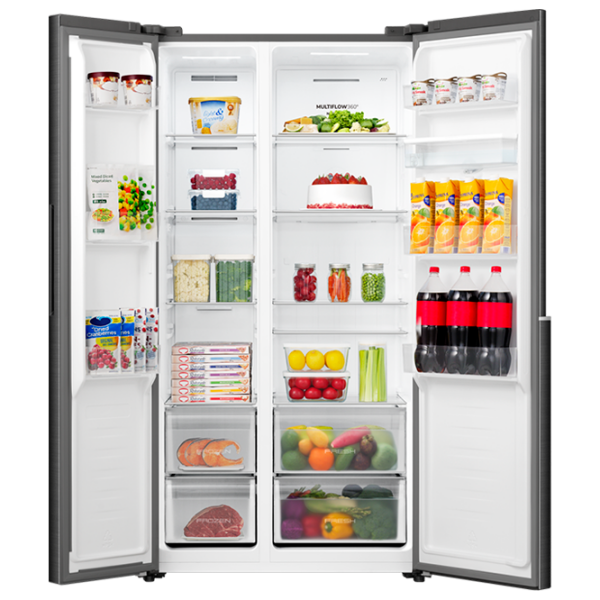 Frigider Gorenje NRS917E41BXWD Graphite 344l / No Frost, 197l / No Frost, E photo 4