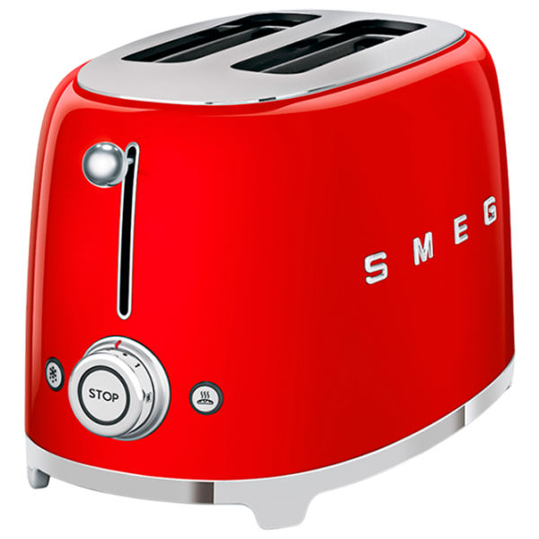 Toster Smeg TSF01RDEU Red 950 W, Numărul de grade de prăjire: 6 photo 1