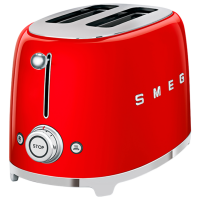 Toster Smeg TSF01RDEU Red 950 W, Numărul de grade de prăjire: 6