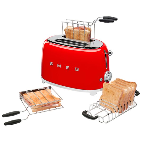 Toster Smeg TSF01RDEU Red 950 W, Numărul de grade de prăjire: 6 photo 5
