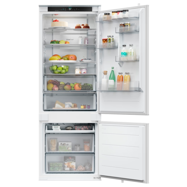 Frigider încorporabil Candy CNBQT3719EW White 281l / No Frost, 101l / No Frost, E photo 2
