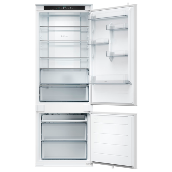 Frigider încorporabil Candy CNBQT3719EW White 281l / No Frost, 101l / No Frost, E photo 3