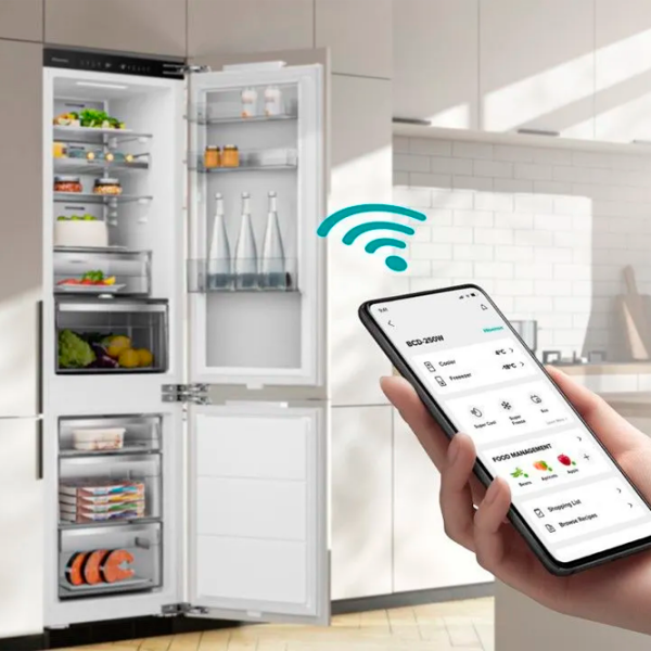 Frigider încorporabil Hisense RB3B280SAWE White 208l / No Frost, 76l / No Frost, B photo 8