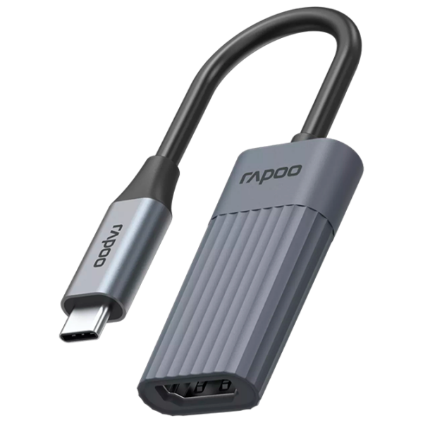 Adaptor RAPOO UCA-1014 Gray USB Type-C photo 1