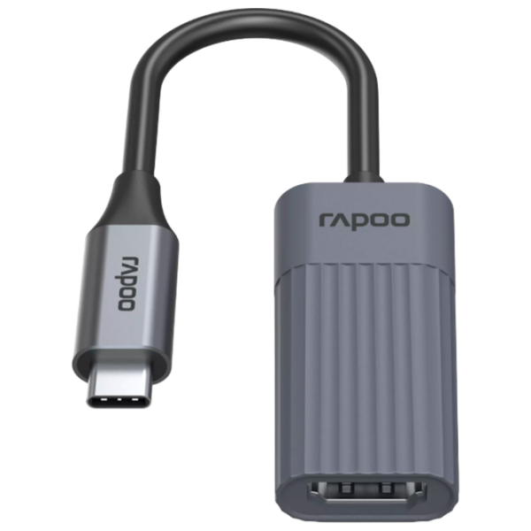 Adaptor RAPOO UCA-1014 Gray USB Type-C photo 2