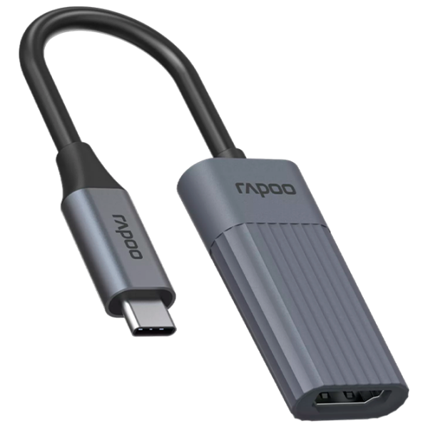 Adaptor RAPOO UCA-1014 Gray USB Type-C photo 3