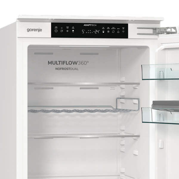 Frigider încorporabil Gorenje NRKI517E62WF White 176l / No Frost, 76l / No Frost, E photo 5