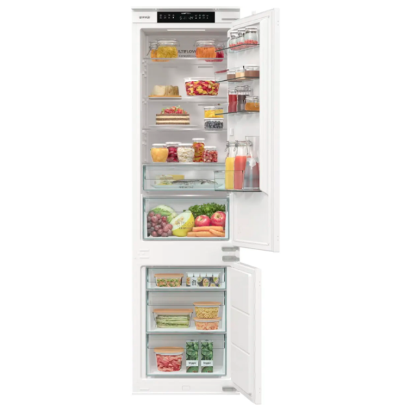 Frigider încorporabil Gorenje NRKI519E41 White 208l / No Frost, 76l / No Frost, E photo 6