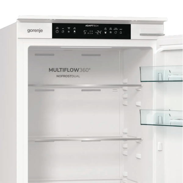 Frigider încorporabil Gorenje NRKI517E41 White 176l / No Frost, 76l / No Frost, D photo 9