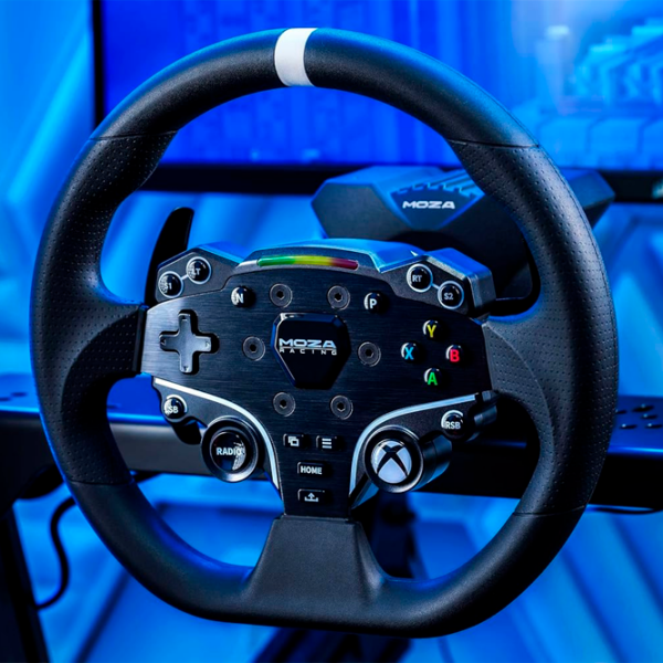 Volan Moza Racing ES Steering Wheel Black Cu fir / 22 buttons photo 5