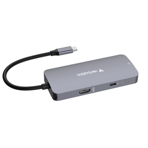 Адаптер Hub Verbatim CMH-05 Серебряный USB Type-C photo 2