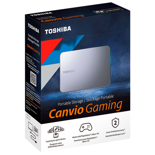 Внешний накопитель HDD Toshiba Canvio Gaming 1 ТБ Серый  photo 2