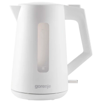 Электрочайник Gorenje K17OPW Белый 2200 Вт, 1.7л, Внутреннее покрытие: Пластик