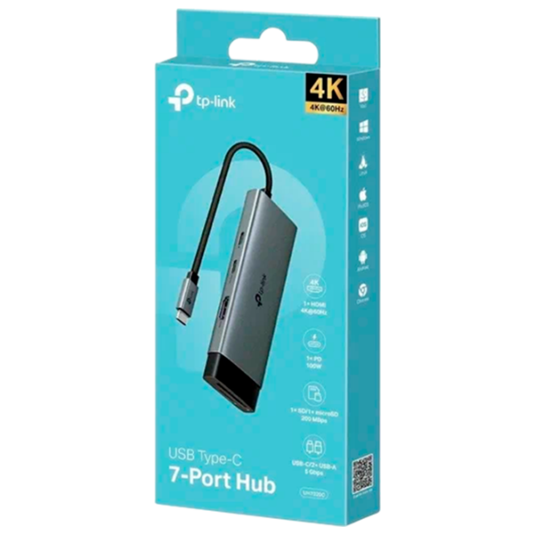 Адаптер TP-Link UH7020C Серый USB Type-C photo 5