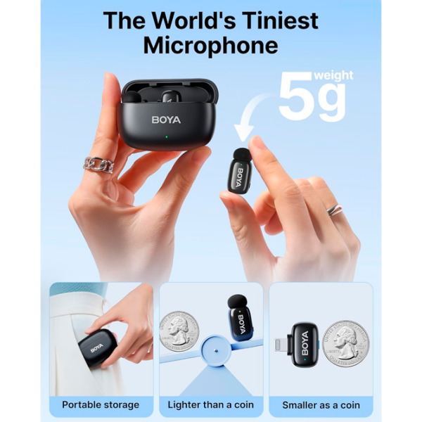 Microfon Boya Mini 2-03 Black  photo 2