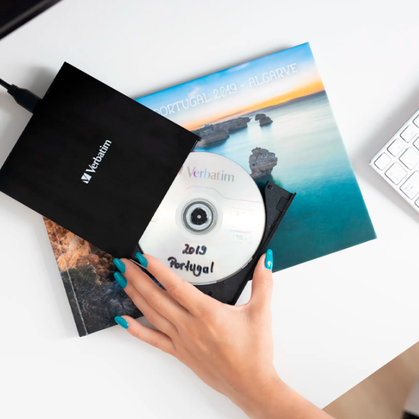 Оптический привод Verbatim External Slimline Черный USB 2.0, Пластик photo 4