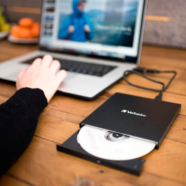 Оптический привод Verbatim External Slimline Черный USB 2.0, Пластик photo 6