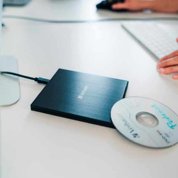 Оптический привод Verbatim External Slimline Черный USB 2.0, Пластик photo 7