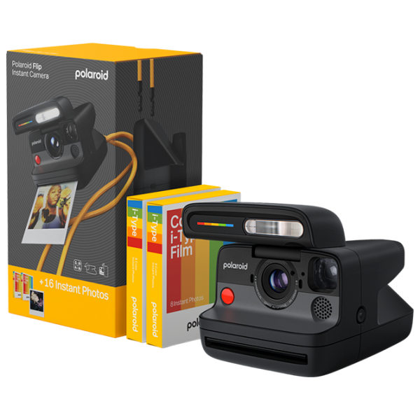 Фотоаппарат Polaroid Flip + Color Film Bundle + Body Kit Черный , ,  photo 2