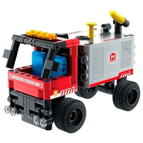 Конструктор XTech Bricks Mini Fire Truck With Water Spraying Красный Количество деталей 163, 8+ photo 2