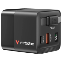 Адаптер Verbatim Mini (65 Вт) Черный  / Черный