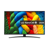 Televizor LG 43NANO81A6A Smart TV 4K Black 43" | NanoCell | 4K