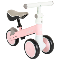 Bicicletă fără pedale Moni Lil`s Bike Pink White Plastic / Pentru copii
