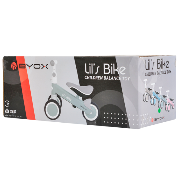 Bicicletă fără pedale Moni Lil`s Bike Pink White Plastic / Pentru copii photo 7