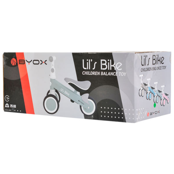 Bicicletă fără pedale Moni Lil`s Bike Gray White Plastic / Pentru copii photo 7