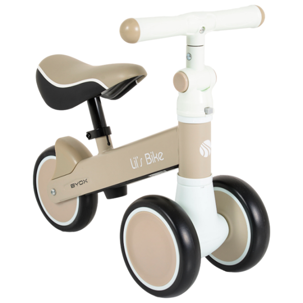 Bicicletă fără pedale Moni Lil`s Bike Beige White Plastic / Pentru copii photo 1