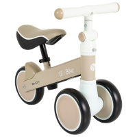Bicicletă fără pedale Moni Lil`s Bike Beige White Plastic / Pentru copii