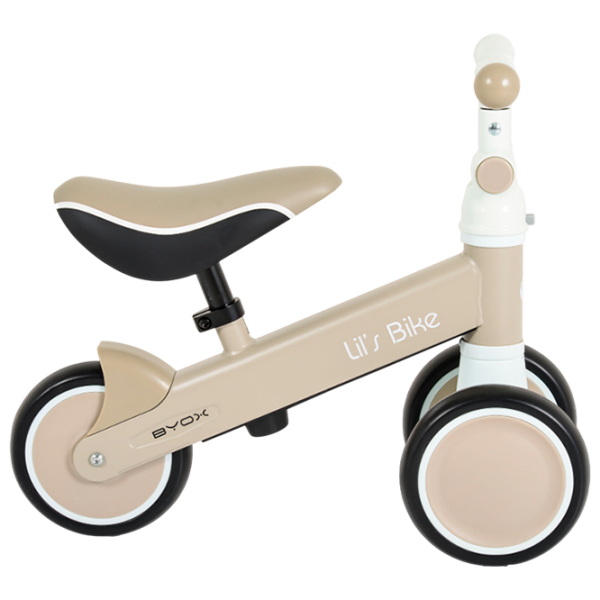 Bicicletă fără pedale Moni Lil`s Bike Beige White Plastic / Pentru copii photo 2