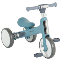 Bicicletă fără pedale Moni Learn to Ride Blue White Plastic / Pentru copii