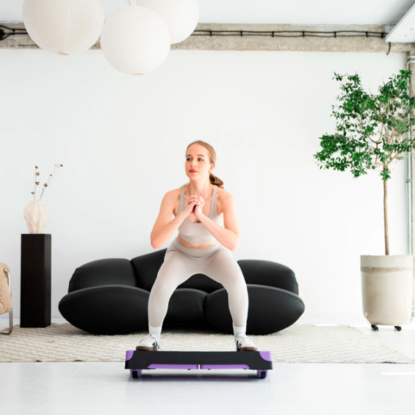 Platformă step HMS AS008L Purple 180 kg photo 3