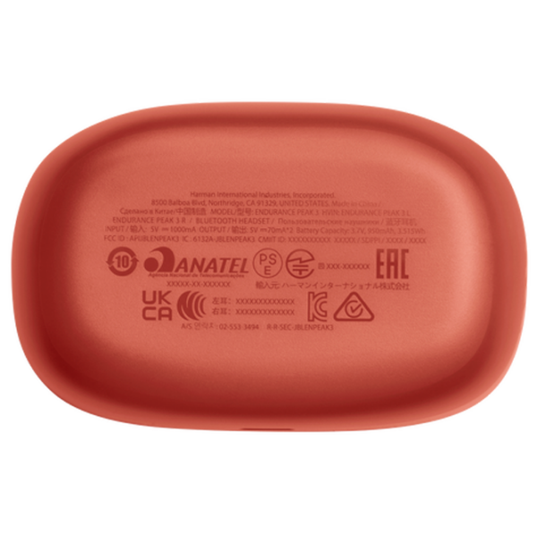 Căști JBL Endurance PEAK 3 Coral Fără fir / Sport / In ear photo 4