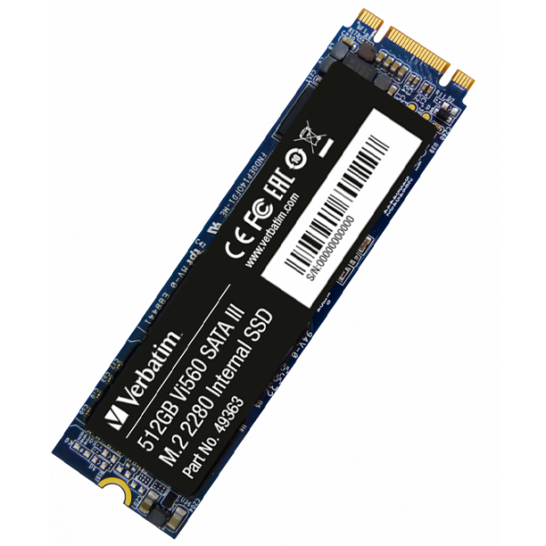 SSD Verbatim Vi560 S3 M.2 512 GB Viteza de citire: 560 MB/s,
Viteza de inscriere: 520 MB/s photo 2