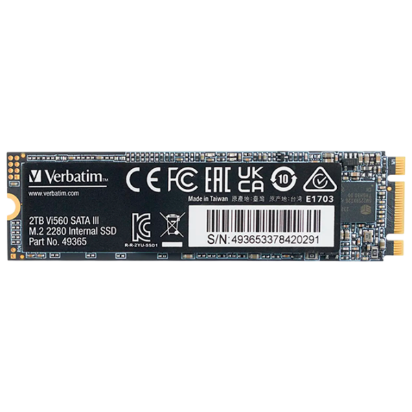 SSD Verbatim Vi560 S3 M.2 2 TB Viteza de citire: 550 MB/s,
Viteza de inscriere: 500 MB/s photo 1