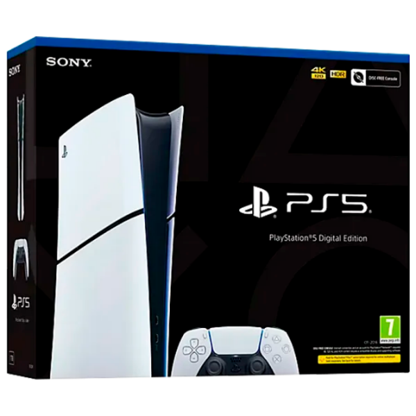 Игровая приставка Sony PlayStation 5 Slim Digital Белый SSD 825 ГБ, RAM 16 ГБ photo 6