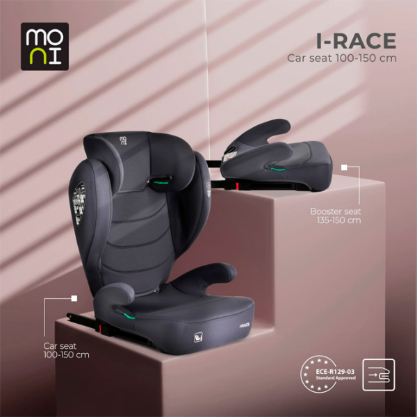 Scaun auto Moni i-Race MT.227446 Black 3 ani - 12 ani, 36 kg photo 7