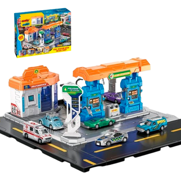 Set de mașini Essa Toys Stație de poliție cu dispecerat SK-6601
Multicolor
Multicolor