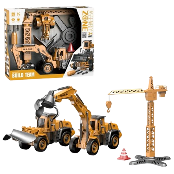 Set de mașini Essa Toys YW9101B Black
Yellow