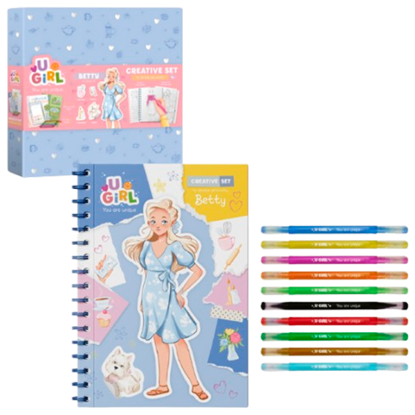 Set de creație DoDo ArtDeco Betty 300952 Multicolor Pentru fetițe, 6+ photo 1